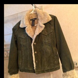 Earl Jeans Corduroy Shealing Lined Jacket, P